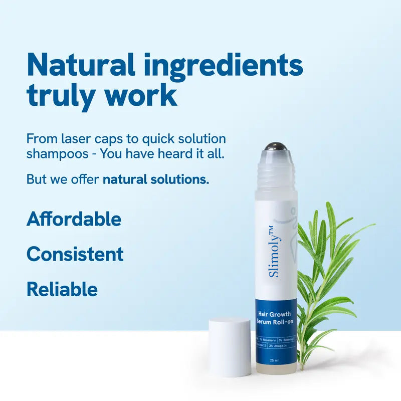 Slimoly™ Advanced Anti-Hair Loss Roll-On – See hair growth in 4 weeks