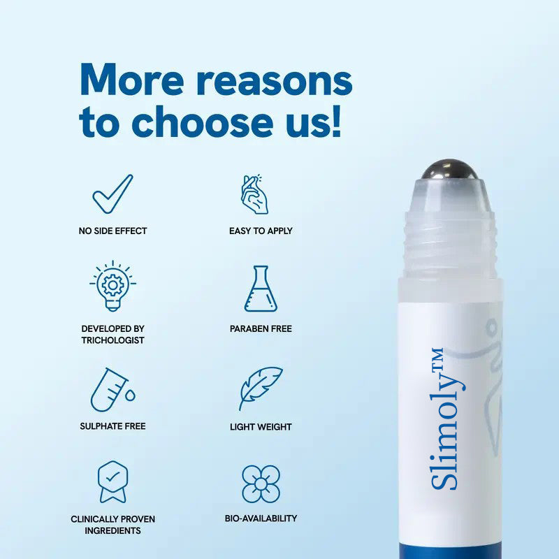 Slimoly™ Advanced Anti-Hair Loss Roll-On – See hair growth in 4 weeks