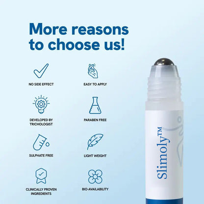 Slimoly™ Advanced Anti-Hair Loss Roll-On – See hair growth in 4 weeks